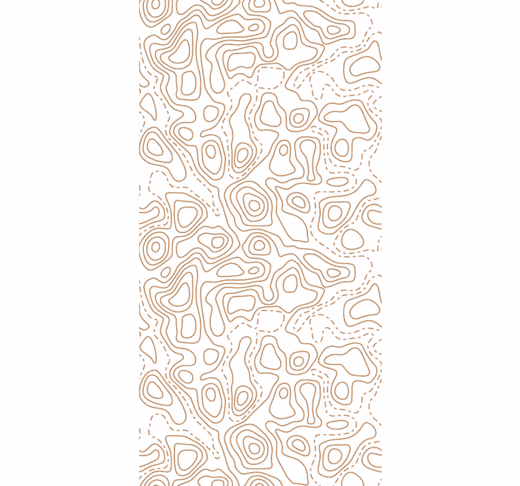 Papel mural abstracto contornos abstractos - TenVinilo