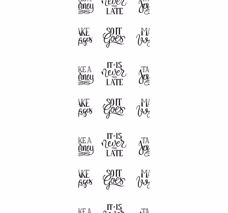 Papel mural letras citas motivacionales - TenVinilo