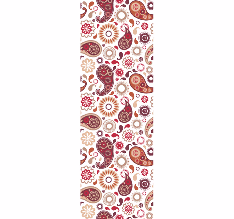 Papel mural ornamental motivo paisley - TenVinilo