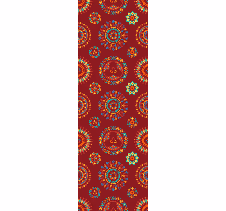 Papel mural floral patrón de mandala adornado - TenVinilo