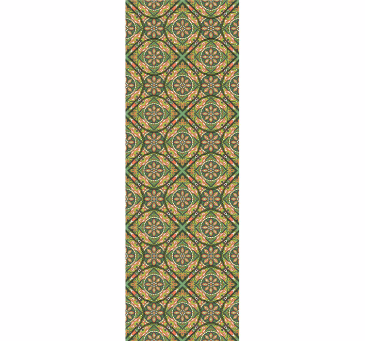Papel mural ornamental geométrico adornado - TenVinilo