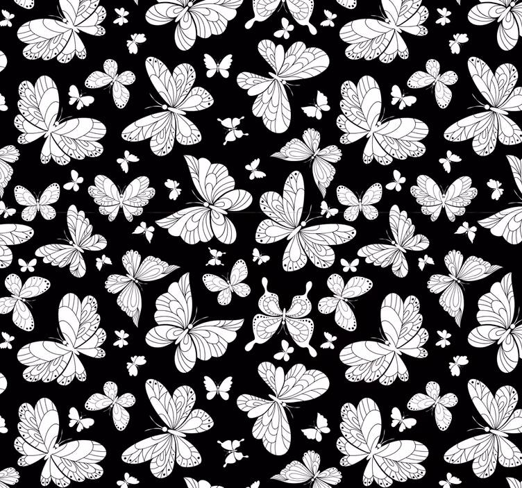 Papel mural mariposas alas revoloteando - TenVinilo