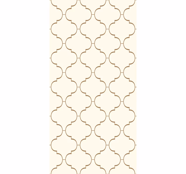 Papel mural ornamental enrejado adornado - TenVinilo
