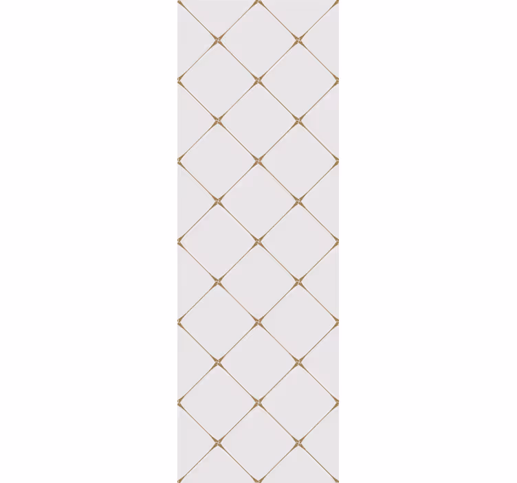 Papel mural cuadros líneas geométricas de diamantes - TenVinilo
