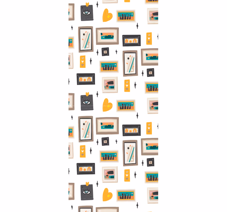 Papel mural industrial motivos de oficina retro - TenVinilo