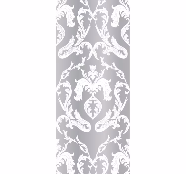 Papel mural floral damasco adornado - TenVinilo