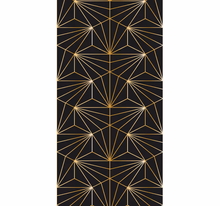 Papel mural geométrico fusión de líneas geométricas - TenVinilo