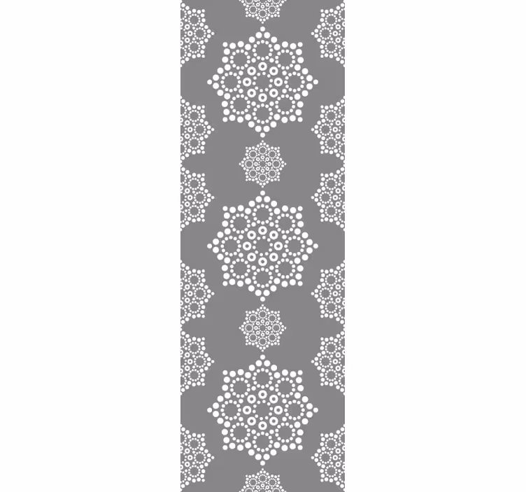 Papel pintado moderno Patrón de puntos de mandala - TenVinilo