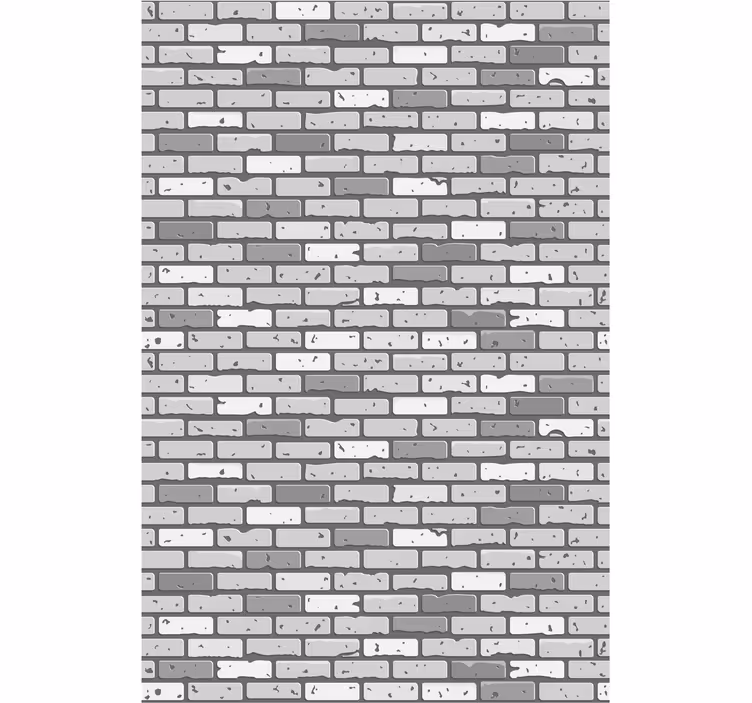 Papel mural ladrillos ladrillo monocromático - TenVinilo