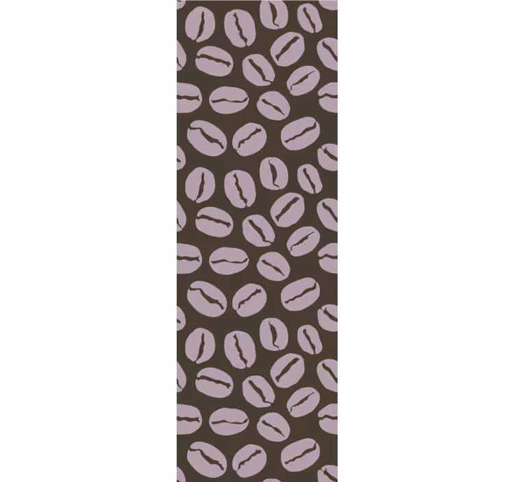 Papel mural cocina patrón de granos de café - TenVinilo