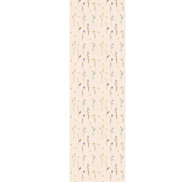 Papel pintado flores elegancia de flores silvestres - TenVinilo