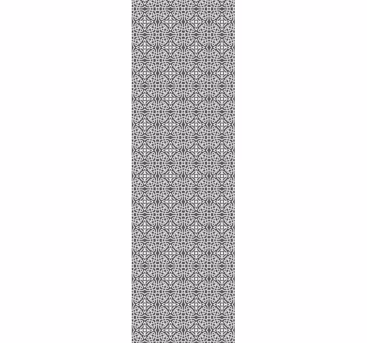 Papel mural floral simetría ornamental - TenVinilo