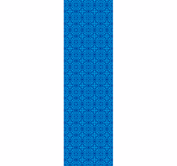Papel pintado flores Floral azul - TenVinilo