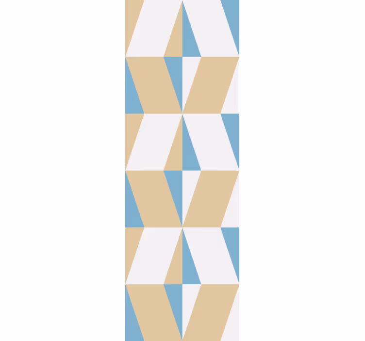 Papel mural geométrico motivo triangular - TenVinilo