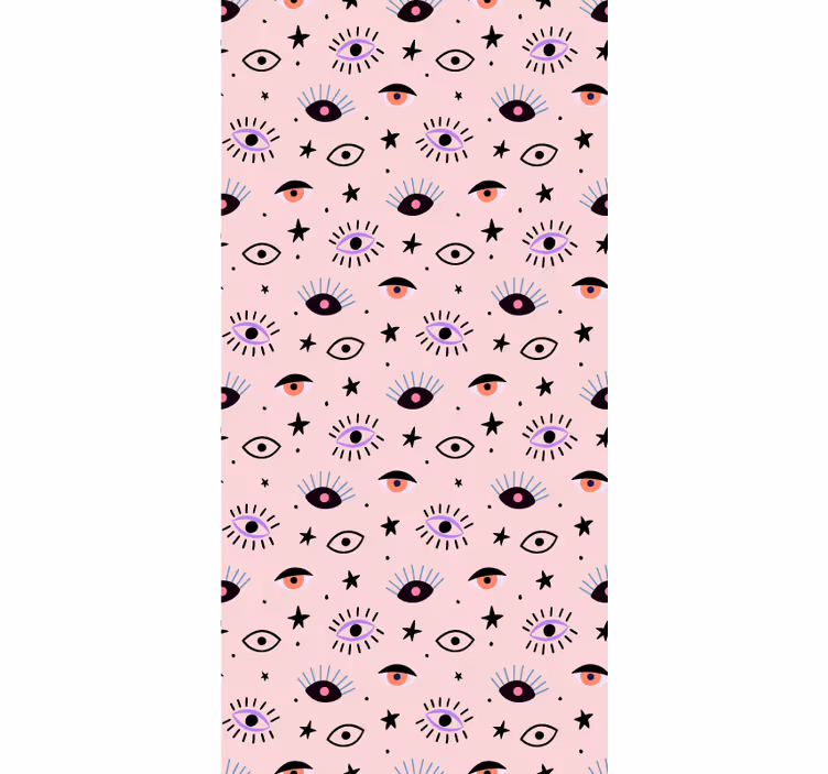 Papel mural arte motivos de ojos eclécticos - TenVinilo