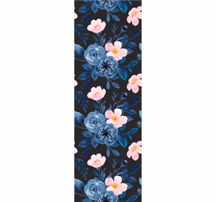 Papel pintado flores elegancia floral botánica - TenVinilo