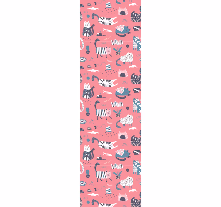 Papel pintado animal Gatitos nórdicos - TenVinilo