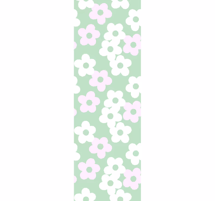 Papel pintado flores acento de patrón floral - TenVinilo