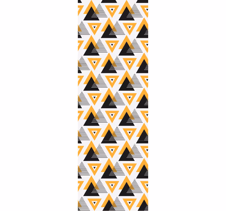 Papel mural geométrico fusión de triángulos geométricos - TenVinilo