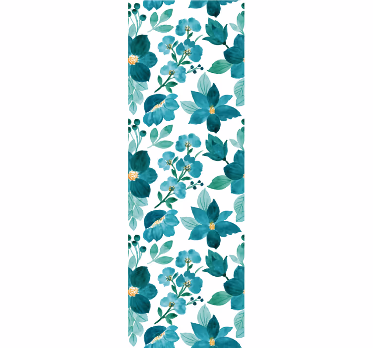 Papel pintado flores floración botánica floral - TenVinilo