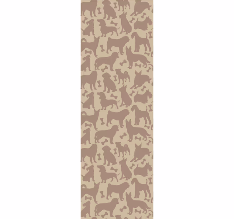 Papel mural perros motivos felinos - TenVinilo
