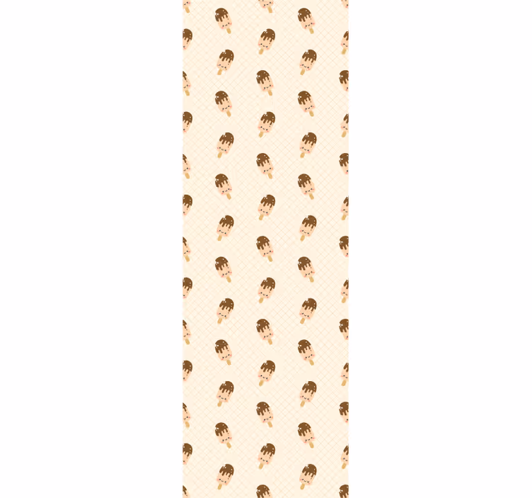 Papel mural bebé adorables conos de helado - TenVinilo