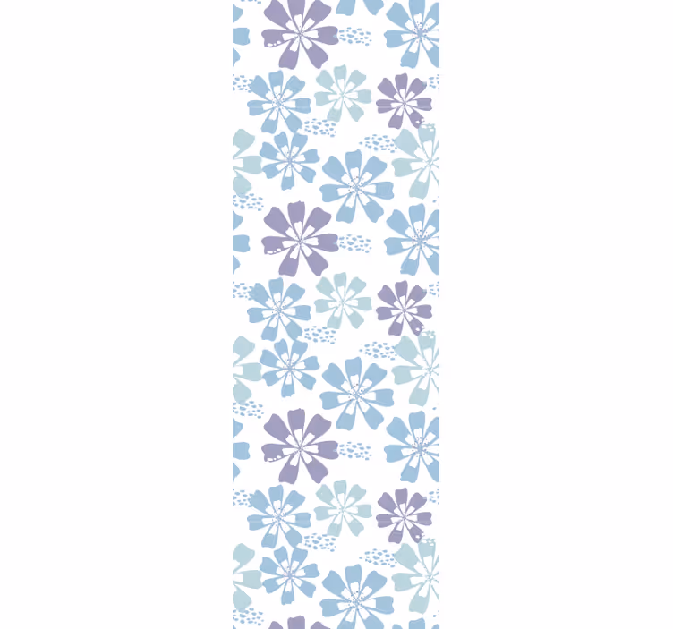 Papel pintado flores tema de patrón floral - TenVinilo