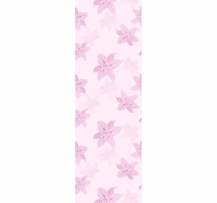 Papel mural lila motivo floral de mariposa - TenVinilo