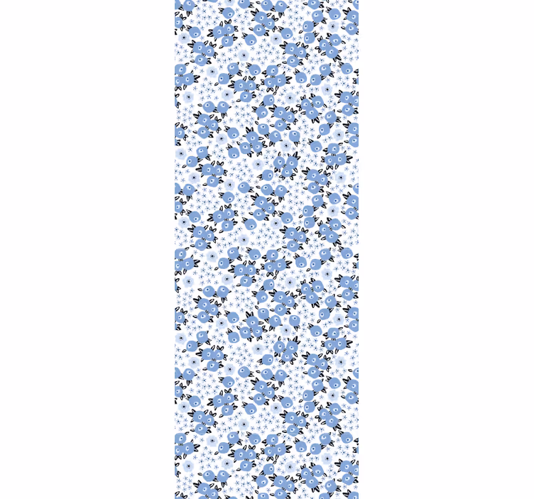 Papel pintado flores fusión de estampado floral - TenVinilo