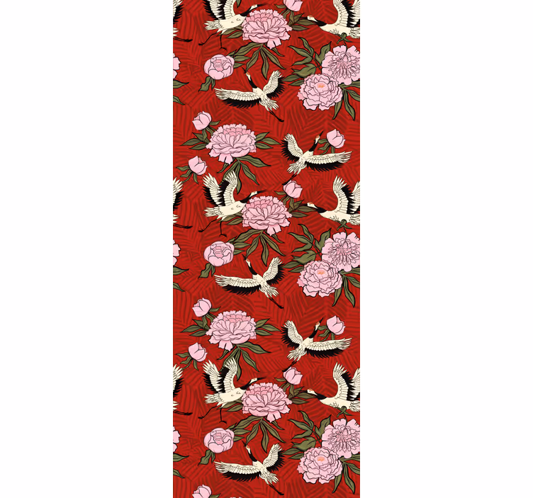 Papel mural ornamental motivo floral adornado - TenVinilo