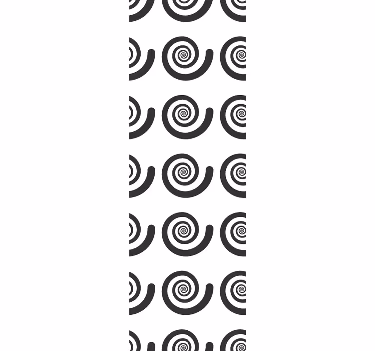 Papel mural geométrico patrón espiral - TenVinilo