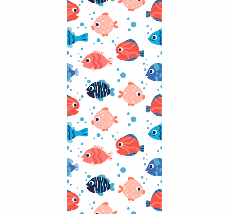 Papel mural peces alegría acuática - TenVinilo