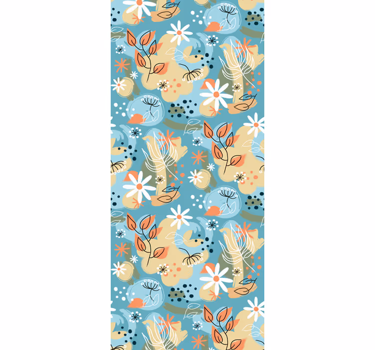 Papel pintado flores brisa floral - TenVinilo