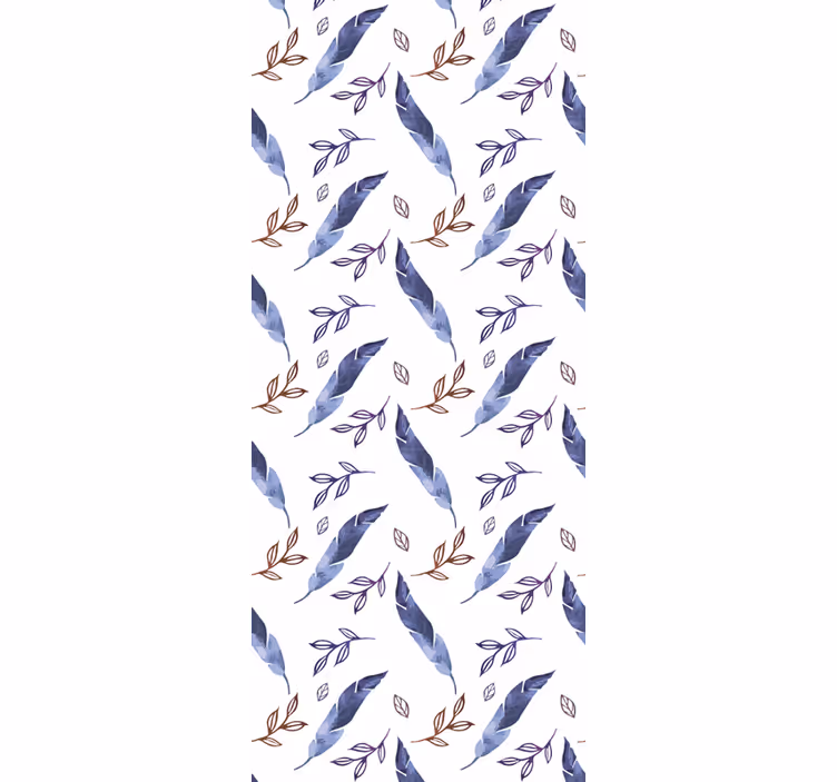 Papel pintado juvenil Elegante pluma de acuarela abstracta - TenVinilo