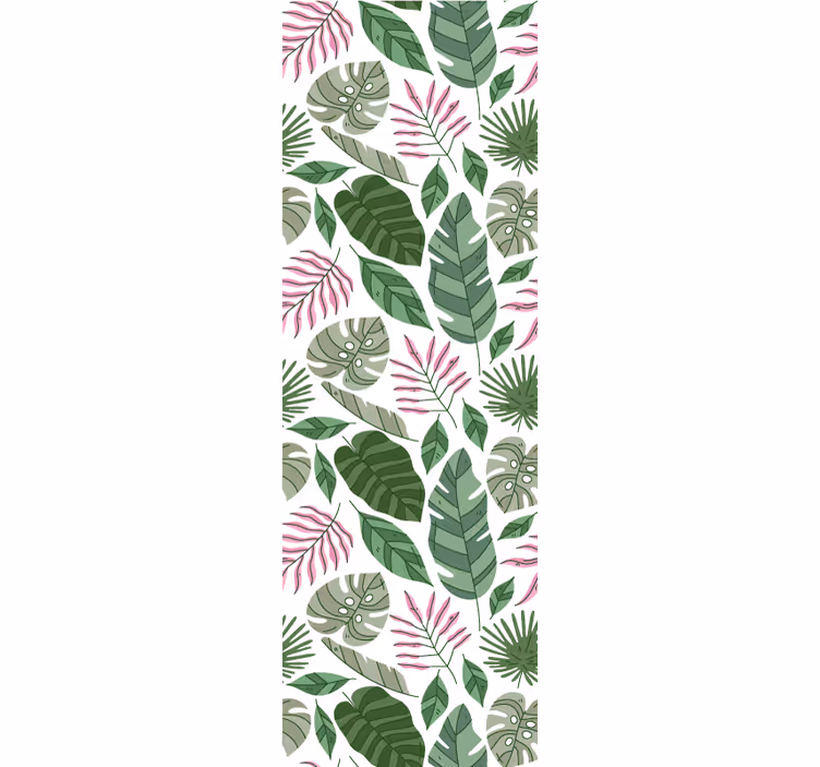 Papel mural naturaleza patrones botánicos frondosos - TenVinilo