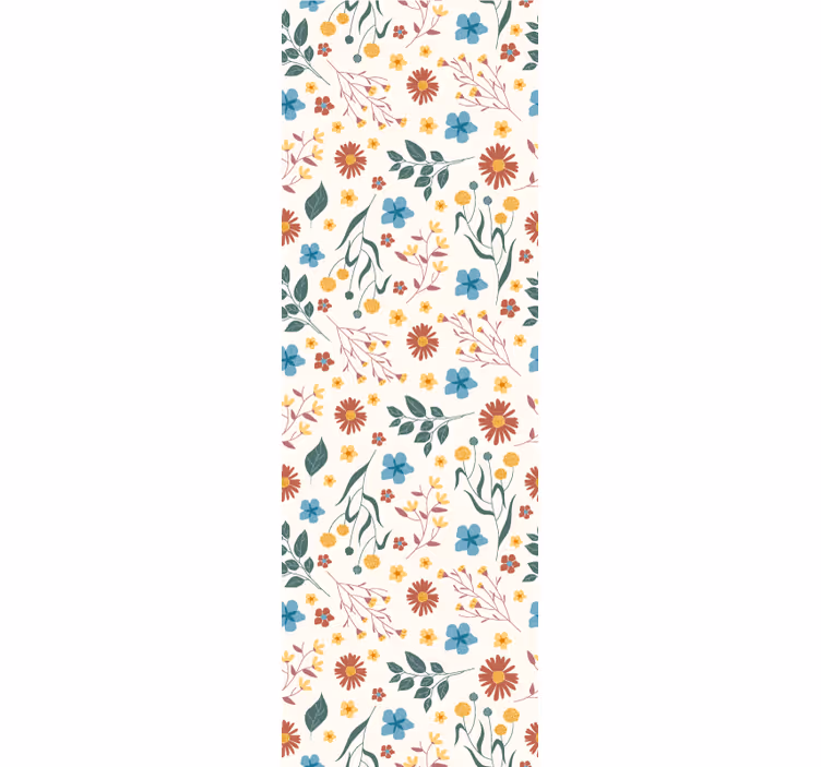 Papel pintado flores florecimiento botánico - TenVinilo