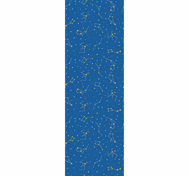 Papel pintado de estrellas Constelaciones en el gráfico del cielo - TenVinilo