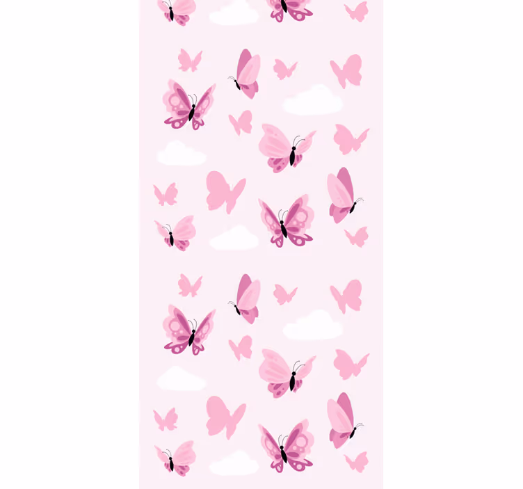 Papel mural mariposas mariposas revoloteando - TenVinilo