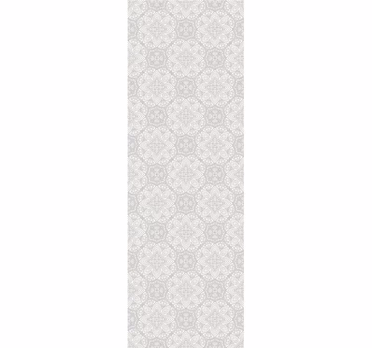 Papel mural ornamental flores intrincadas - TenVinilo