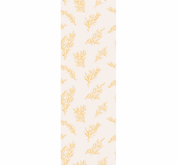 Papel pintado flores patrón de follaje botánico - TenVinilo