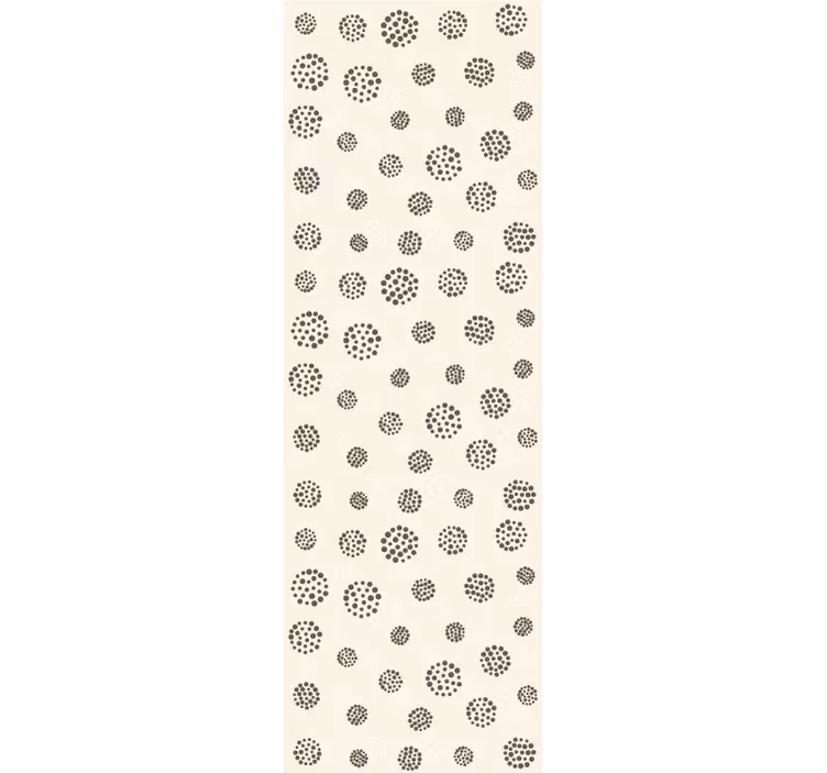Papel pintado lunares Patrón de puntos ornamentales - TenVinilo