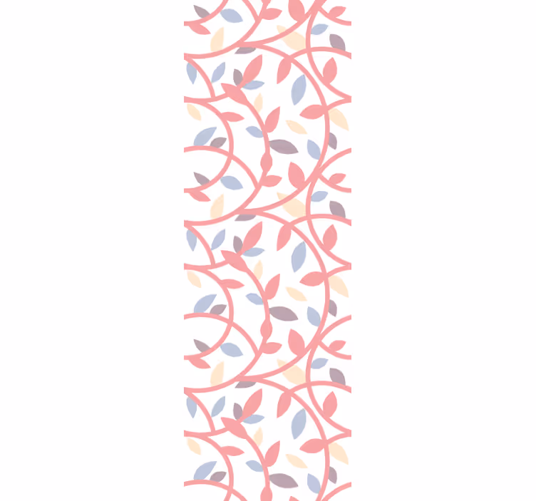 Papel mural ornamental enredaderas entrelazadas - TenVinilo