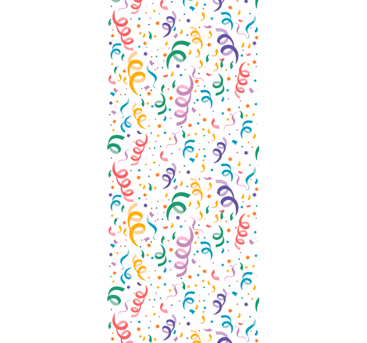 Papel mural bebé diseño de confeti festivo - TenVinilo
