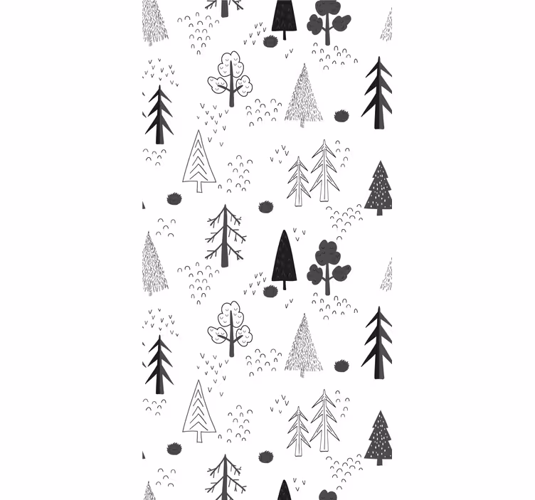 Papel mural naturaleza bosque escandinavo - TenVinilo