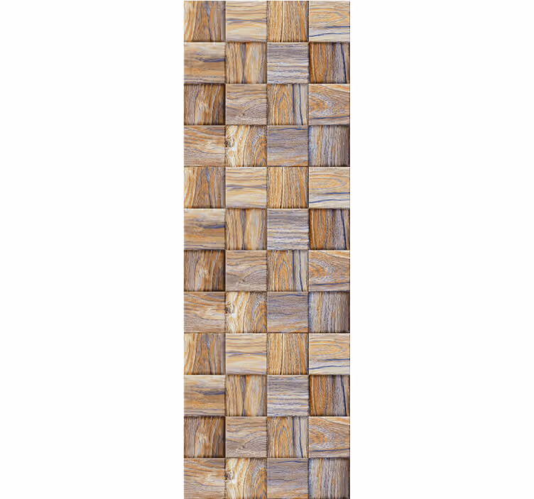 Papel mural madera madera tejida - TenVinilo