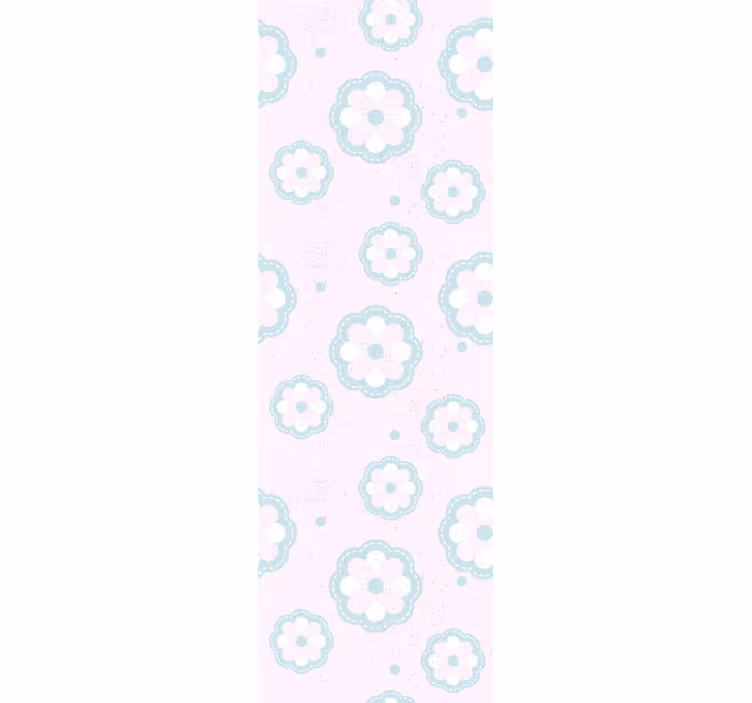Papel pintado flores Patrón rosa shabby chic - TenVinilo