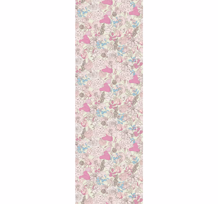 Papel mural floral jardín clásico vintage - TenVinilo