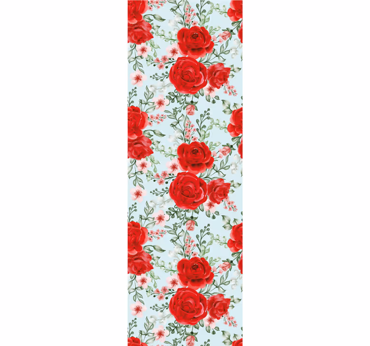 Papel pintado flores Estilo de flores grandmillenial - TenVinilo