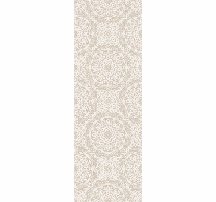 Papel mural floral medallones ornamentales - TenVinilo