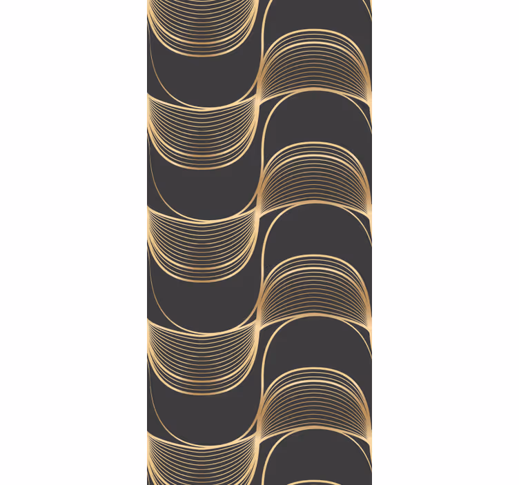 Papel mural geométrico patrones de líneas elegantes - TenVinilo